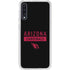 NFL Arizona Cardinals Black Performance Series Galaxy A50 Clear Case
