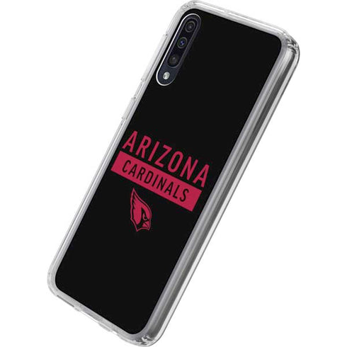 NFL Arizona Cardinals Black Performance Series Galaxy A50 Clear Case