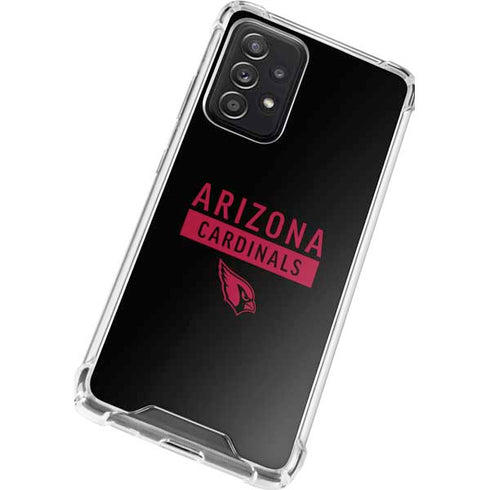 NFL Arizona Cardinals Black Performance Series Galaxy A52 5G Clear Case