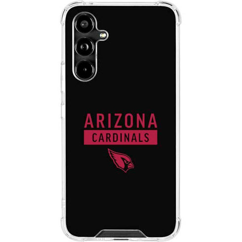 NFL Arizona Cardinals Black Performance Series Galaxy A54 5G Clear Case