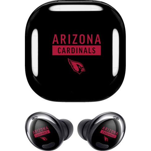 NFL Arizona Cardinals Black Performance Series Galaxy Buds Pro Skin