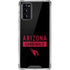 NFL Arizona Cardinals Black Performance Series Galaxy Note20 5G Clear Case