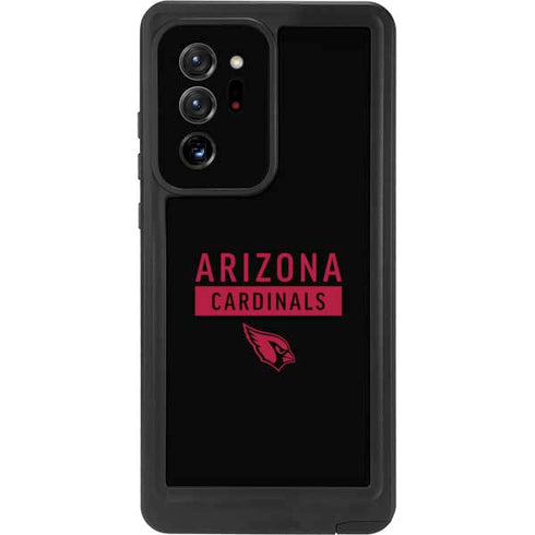 NFL Arizona Cardinals Black Performance Series Galaxy Note20 Ultra 5G Waterproof Case