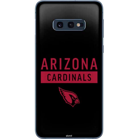 NFL Arizona Cardinals Black Performance Series Galaxy S10e Skin