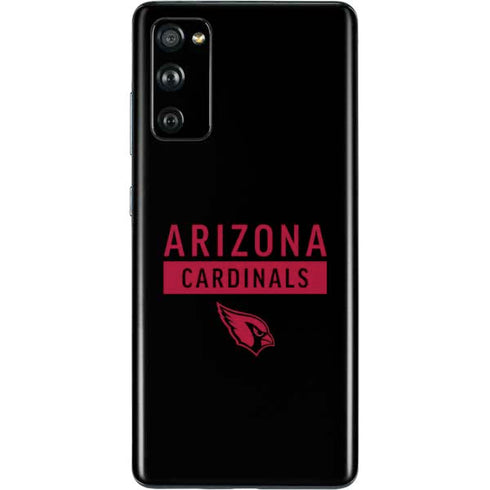 NFL Arizona Cardinals Black Performance Series Galaxy S20 Fan Edition Skin