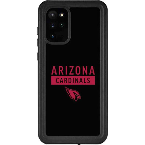 NFL Arizona Cardinals Black Performance Series Galaxy S20 Plus Waterproof Case