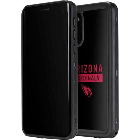 NFL Arizona Cardinals Black Performance Series Galaxy S20 Plus Waterproof Case