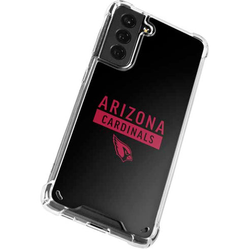 NFL Arizona Cardinals Black Performance Series Galaxy S21 5G Clear Case