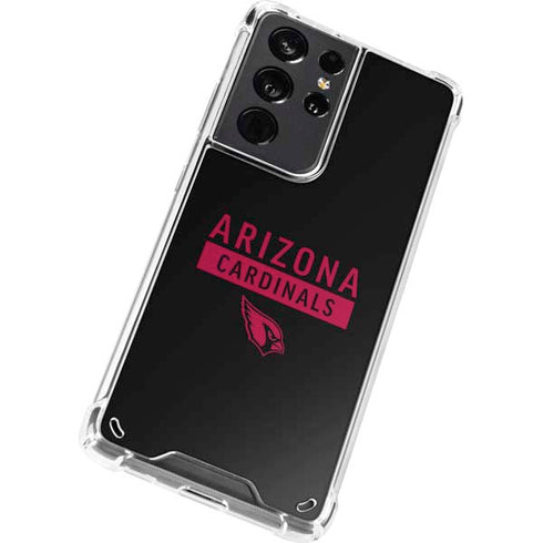 NFL Arizona Cardinals Black Performance Series Galaxy S21 Ultra 5G Clear Case