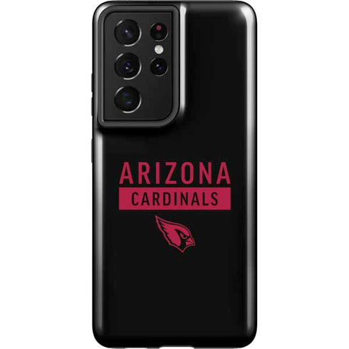 NFL Arizona Cardinals Black Performance Series Galaxy S21 Ultra 5G Pro Case