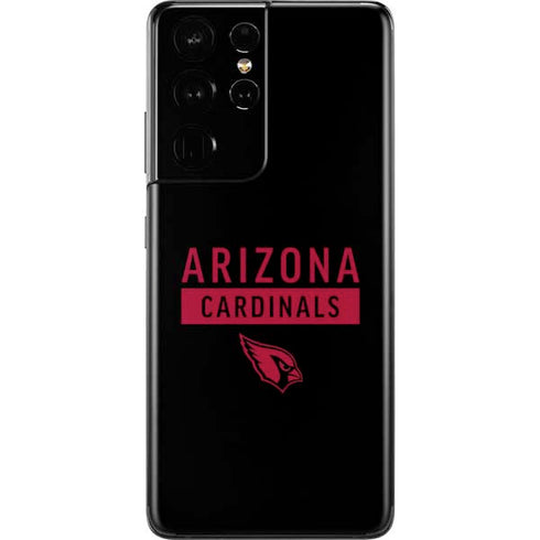 NFL Arizona Cardinals Black Performance Series Galaxy S21 Ultra 5G Skin