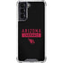 NFL Arizona Cardinals Black Performance Series Galaxy S22 Clear Case