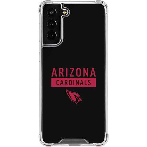 NFL Arizona Cardinals Black Performance Series Galaxy S22 Plus Clear Case
