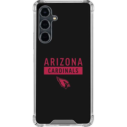 NFL Arizona Cardinals Black Performance Series Galaxy S23 FE Clear Case