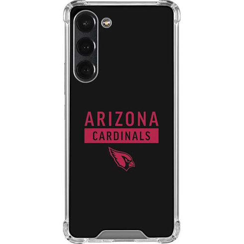 NFL Arizona Cardinals Black Performance Series Galaxy S23 Plus Clear Case