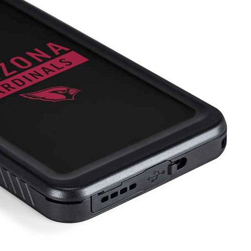 NFL Arizona Cardinals Black Performance Series Galaxy S23 Plus Waterproof Case