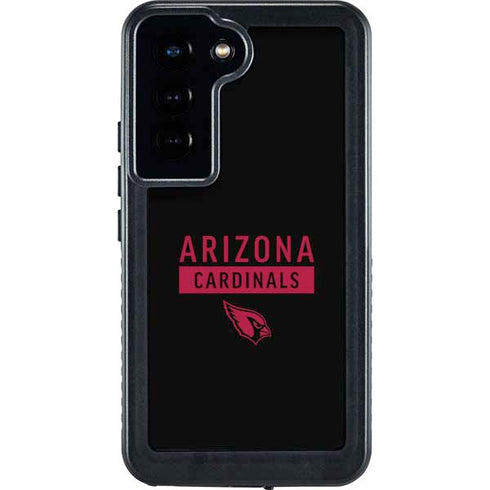 NFL Arizona Cardinals Black Performance Series Galaxy S23 Waterproof Case