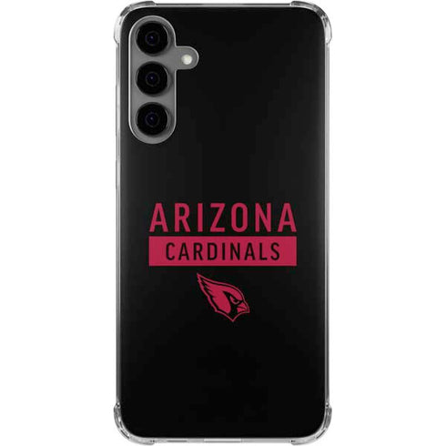 NFL Arizona Cardinals Black Performance Series Galaxy S24 Plus Clear Case