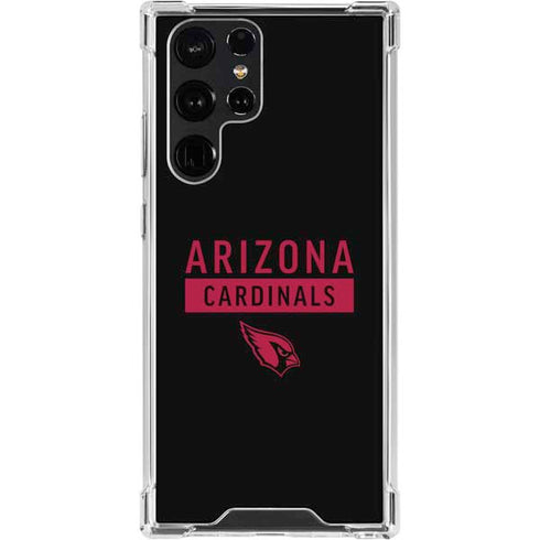 NFL Arizona Cardinals Black Performance Series Galaxy S24 Ultra Clear Case