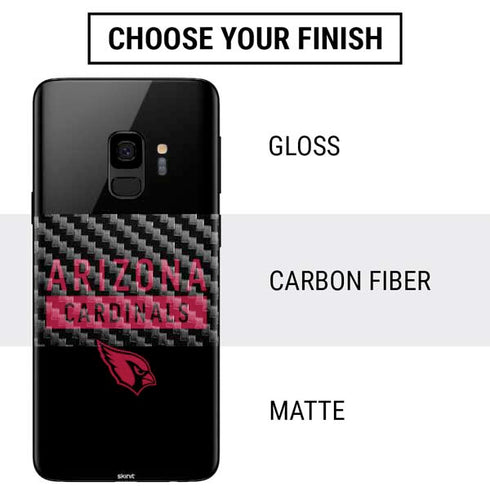NFL Arizona Cardinals Black Performance Series Galaxy S9 Skin
