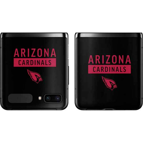 NFL Arizona Cardinals Black Performance Series Galaxy Z Flip Skin