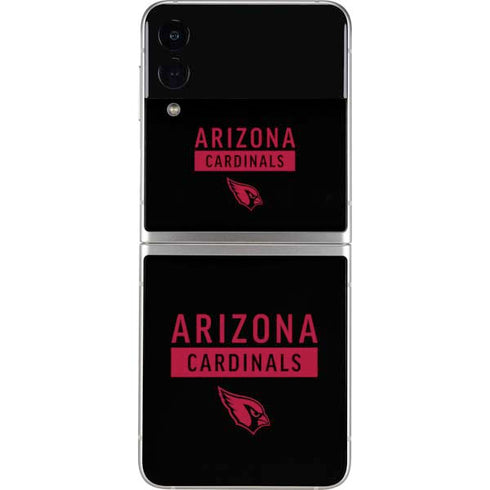 NFL Arizona Cardinals Black Performance Series Galaxy Z Flip4 5G Skin