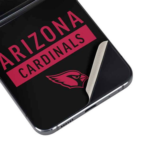 NFL Arizona Cardinals Black Performance Series Galaxy Z Flip5 5G Skin