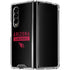 NFL Arizona Cardinals Black Performance Series Galaxy Z Fold4 5G Clear Case