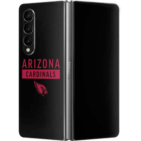 NFL Arizona Cardinals Black Performance Series Galaxy Z Fold4 5G Skin