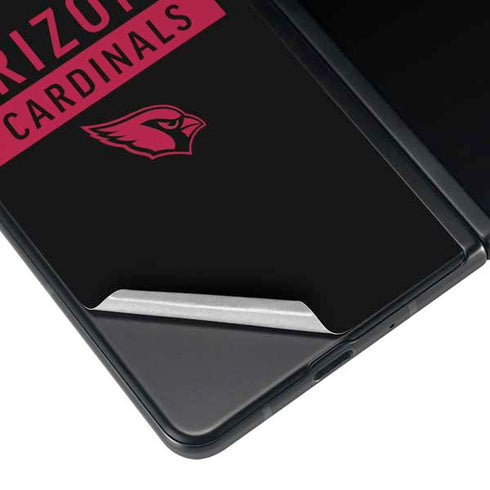 NFL Arizona Cardinals Black Performance Series Galaxy Z Fold4 5G Skin