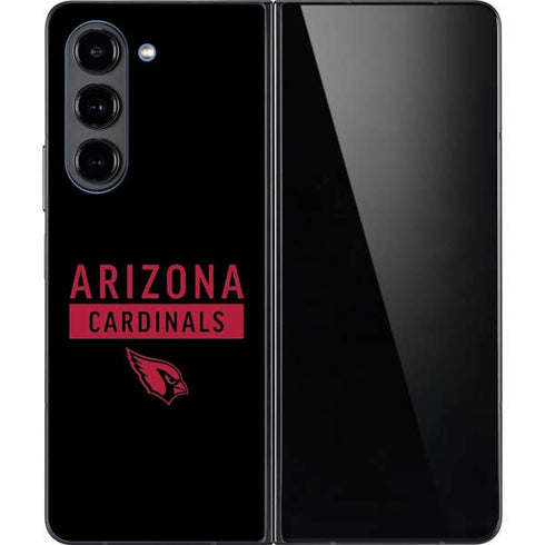 NFL Arizona Cardinals Black Performance Series Galaxy Z Fold5 5G Skin
