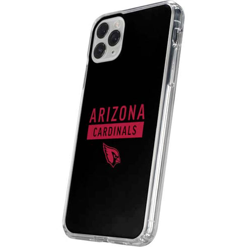 NFL Arizona Cardinals Black Performance Series iPhone 11 Pro Clear Case