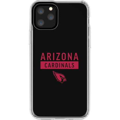NFL Arizona Cardinals Black Performance Series iPhone 11 Pro Clear Case