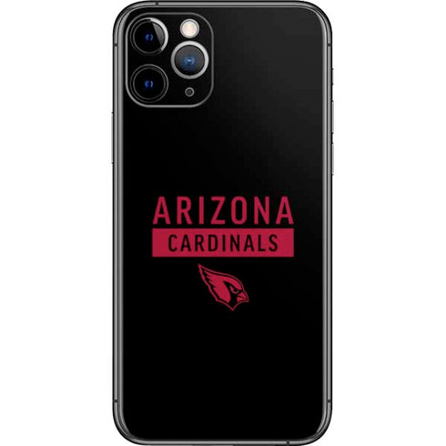 NFL Arizona Cardinals Black Performance Series iPhone 11 Pro Skin