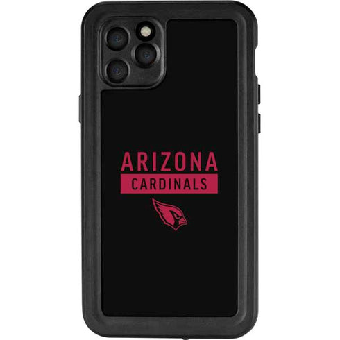 NFL Arizona Cardinals Black Performance Series iPhone 11 Pro Waterproof Case