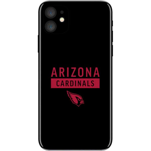 NFL Arizona Cardinals Black Performance Series iPhone 11 Skin