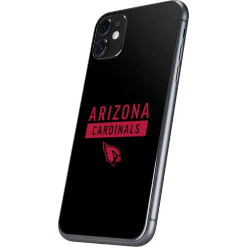 NFL Arizona Cardinals Black Performance Series iPhone 11 Skin
