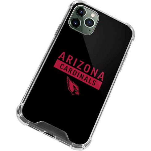 NFL Arizona Cardinals Black Performance Series iPhone 12 Pro Clear Case