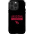 NFL Arizona Cardinals Black Performance Series iPhone 13 Pro Impact Case