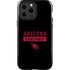NFL Arizona Cardinals Black Performance Series iPhone 13 Pro Max Impact Case