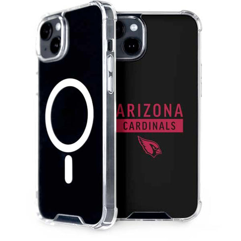 NFL Arizona Cardinals Black Performance Series iPhone 15 Plus MagSafe Case