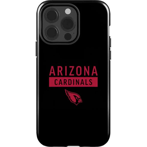 NFL Arizona Cardinals Black Performance Series iPhone 15 Pro Impact Case