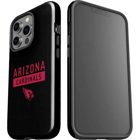 NFL Arizona Cardinals Black Performance Series iPhone 15 Pro Impact Case