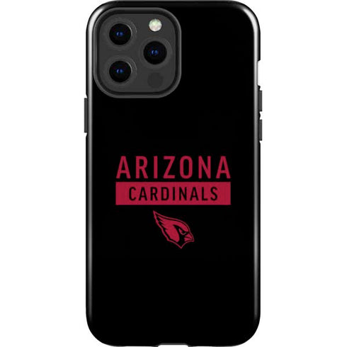 NFL Arizona Cardinals Black Performance Series iPhone 15 Pro Max Impact Case
