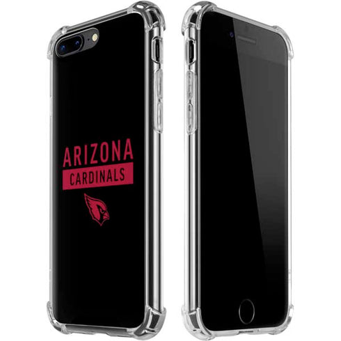 NFL Arizona Cardinals Black Performance Series iPhone 7/8 Plus Clear Case