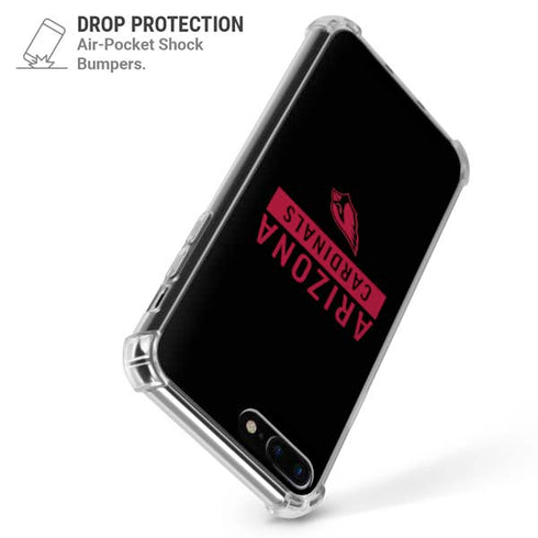 NFL Arizona Cardinals Black Performance Series iPhone 7/8 Plus Clear Case