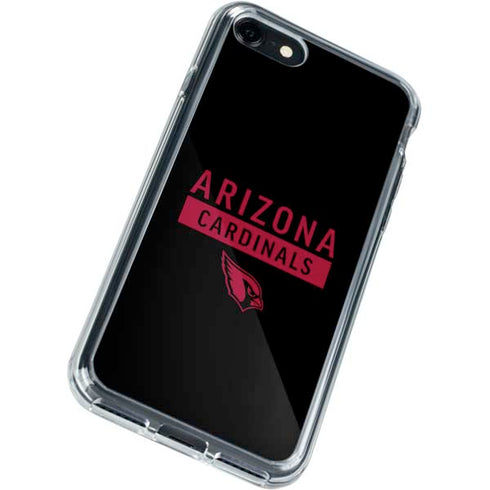 NFL Arizona Cardinals Black Performance Series iPhone SE (2nd & 3rd Gen) Clear Case