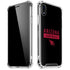 NFL Arizona Cardinals Black Performance Series iPhone XR Clear Case