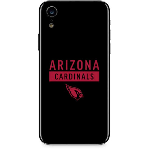 NFL Arizona Cardinals Black Performance Series iPhone XR Skin