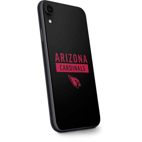 NFL Arizona Cardinals Black Performance Series iPhone XR Skin